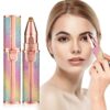 Battery operated 2in1 Mini Lady Painless Electric Facial Eyebrow Hair Removal