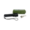 XPE+COB Zoom Light Torch with USB rechargeable Battery
