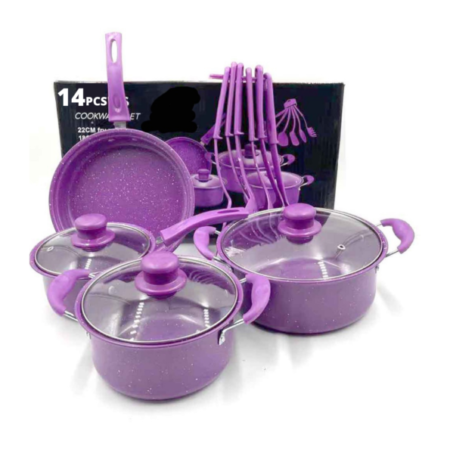 14 Pcs Non Stick Cookware Set