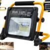 W744 Work Light IP67 COB Flood Lights with Solar Panel