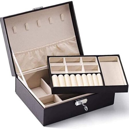 2 Layers Jewelry Box Organizer
