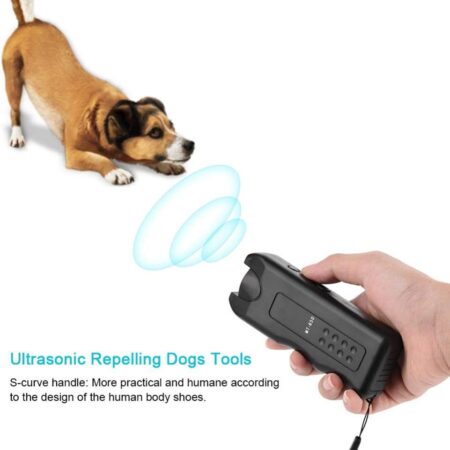 3 in 1 Ultrasonic Dog Anti-Bark Handheld