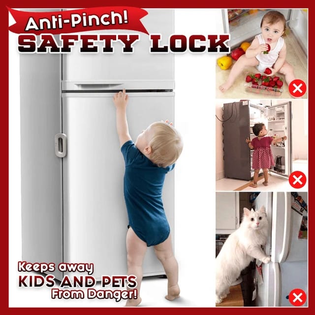 Child Safety Refrigerator Door Lock