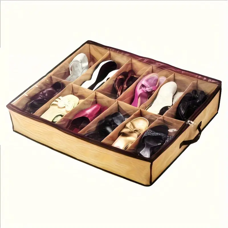 12 Grid Under Bed Storage Shoe Box