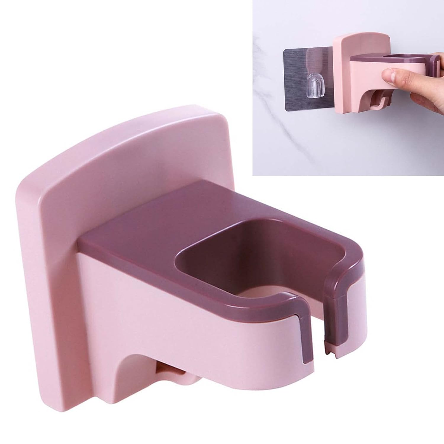 Wall Mounted Hair Dryer Holder- Assorted Color