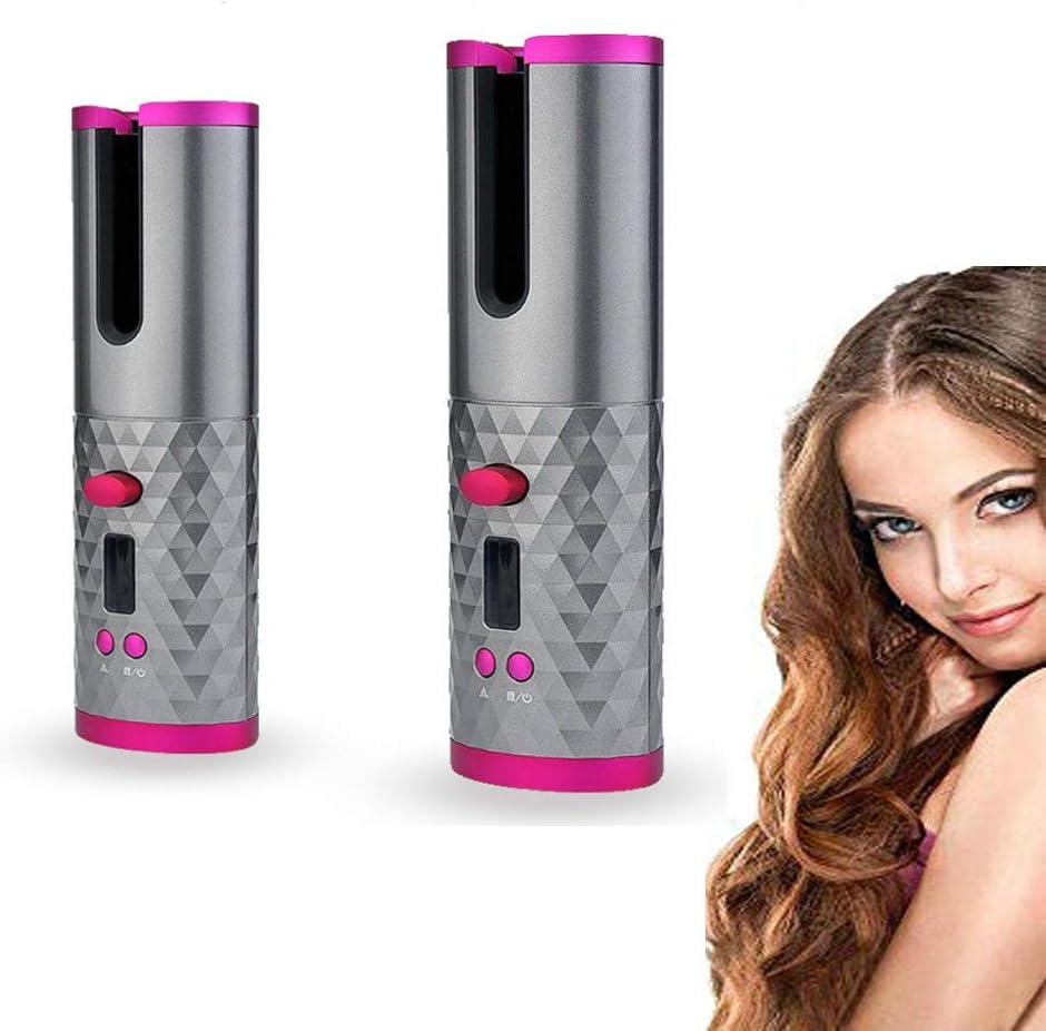 Rechargeable Cordless Ceramic Auto Curler