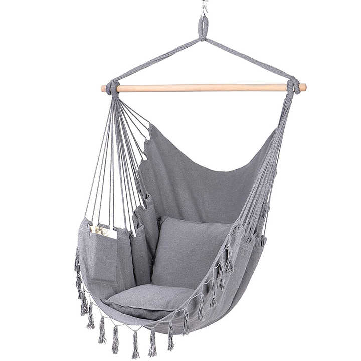 Courtyard Hanging Hammock Swing Armrest Boho Chair