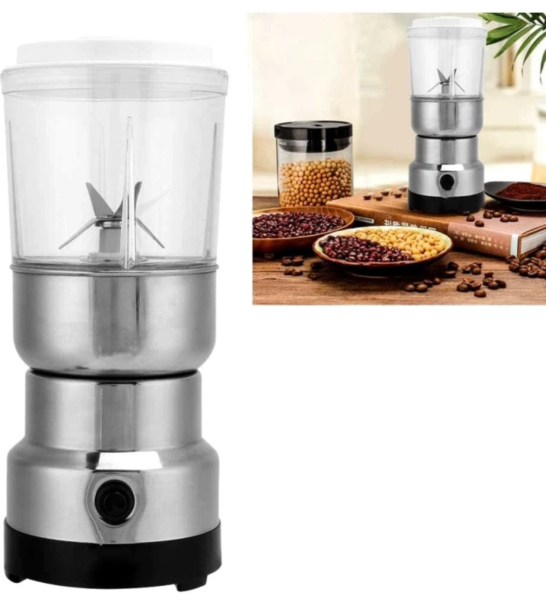 2 in 1 Electric Mixer Grinder Juicer Spice Grinder
