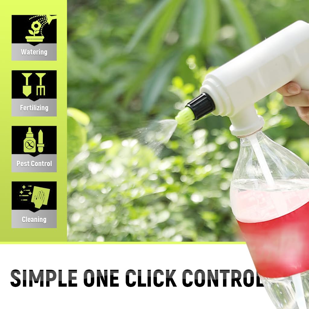 Electric Sprayer for Plants with Metal Long Nozzle, USB Rechargeable