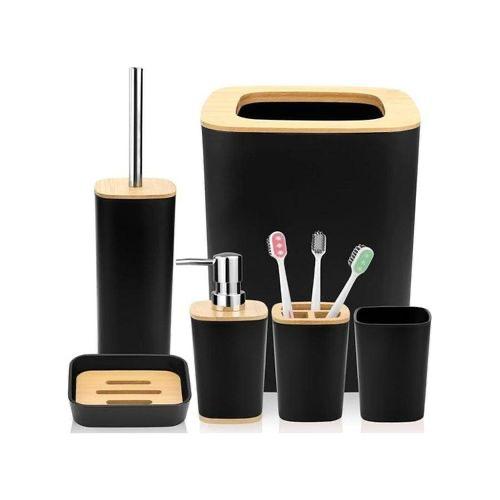 6 Piece Bathroom Accessories Set- Assorted Color