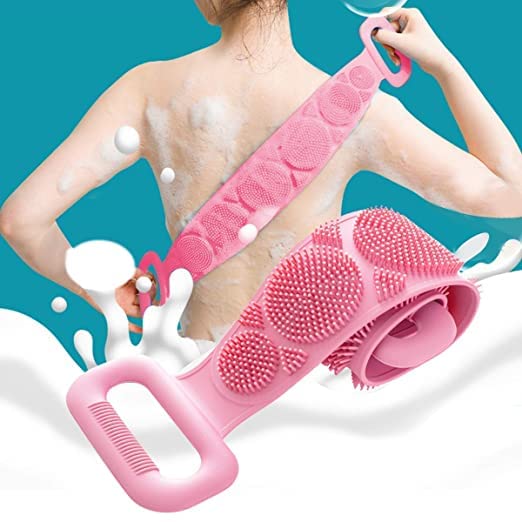 Silica Gel Bath Brush- Assorted Color