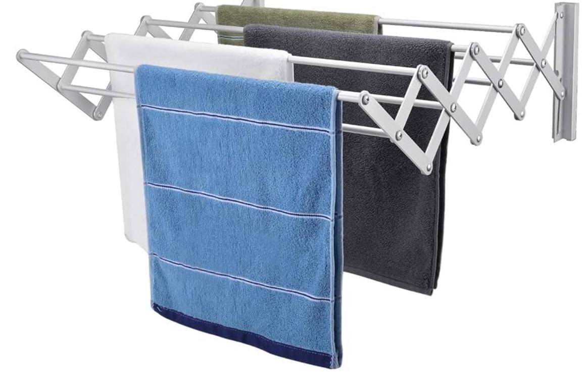 Folding Rack Indoor/Outdoor Retractable Fold Away Dry Clotheshorse