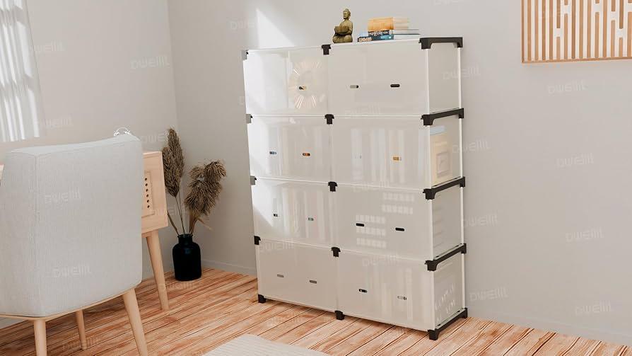 Easy Assembly Book Rack-Dustproof, Space-Saving Storage Organizer