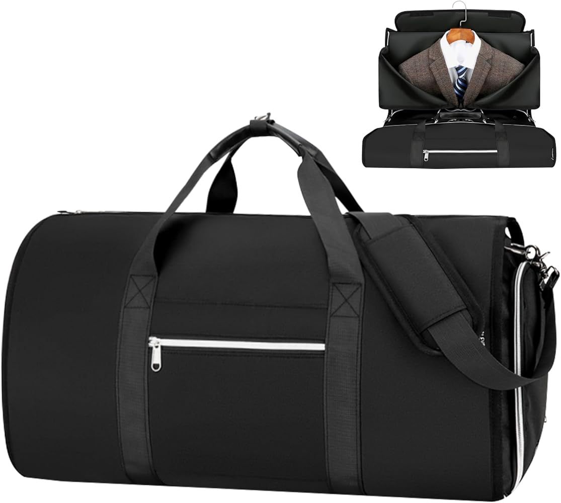 Duffle Bag 3 in 1 Hanging Suitcase with Shoe Compartment for Men