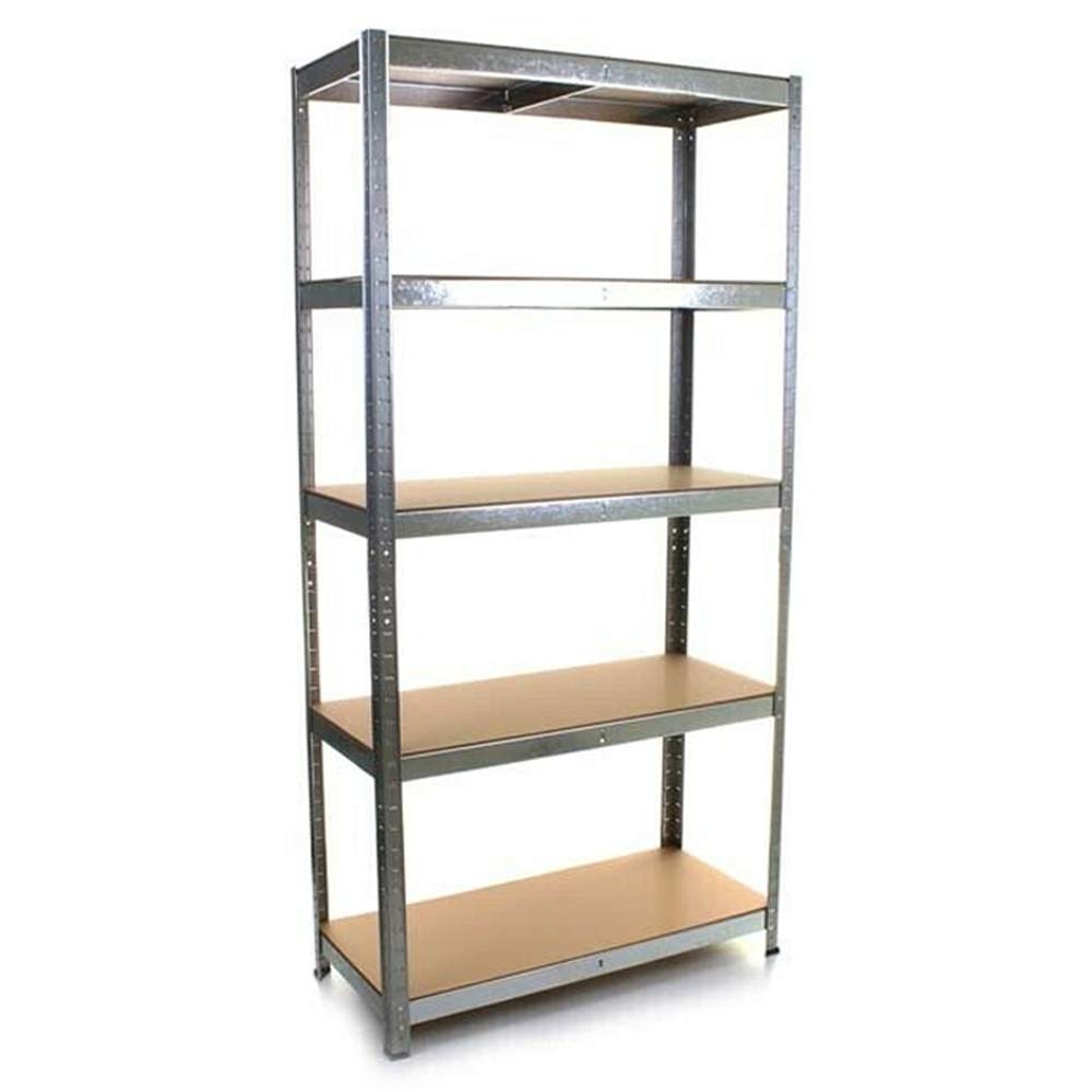 Crystals Heavy Duty 5 Tier Racking Shelf Garage Shelving Storage Shelves Unit