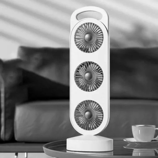 Portable Mini Fan with Rechargeable Battery, Speed Modes & USB Charging