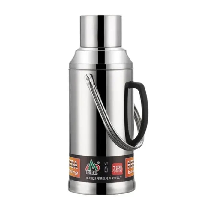 Steel Body Thermos Vacuum Flask 3.2 Ltrs Glass Inside