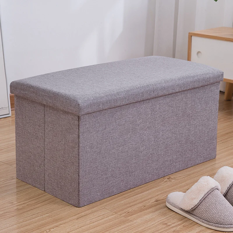 Foldable Storage Bench – Assorted Colors
