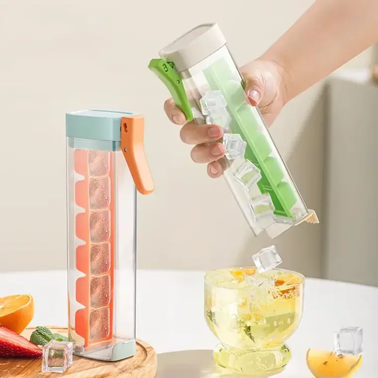 Ice Cube Maker with Built-in Handle