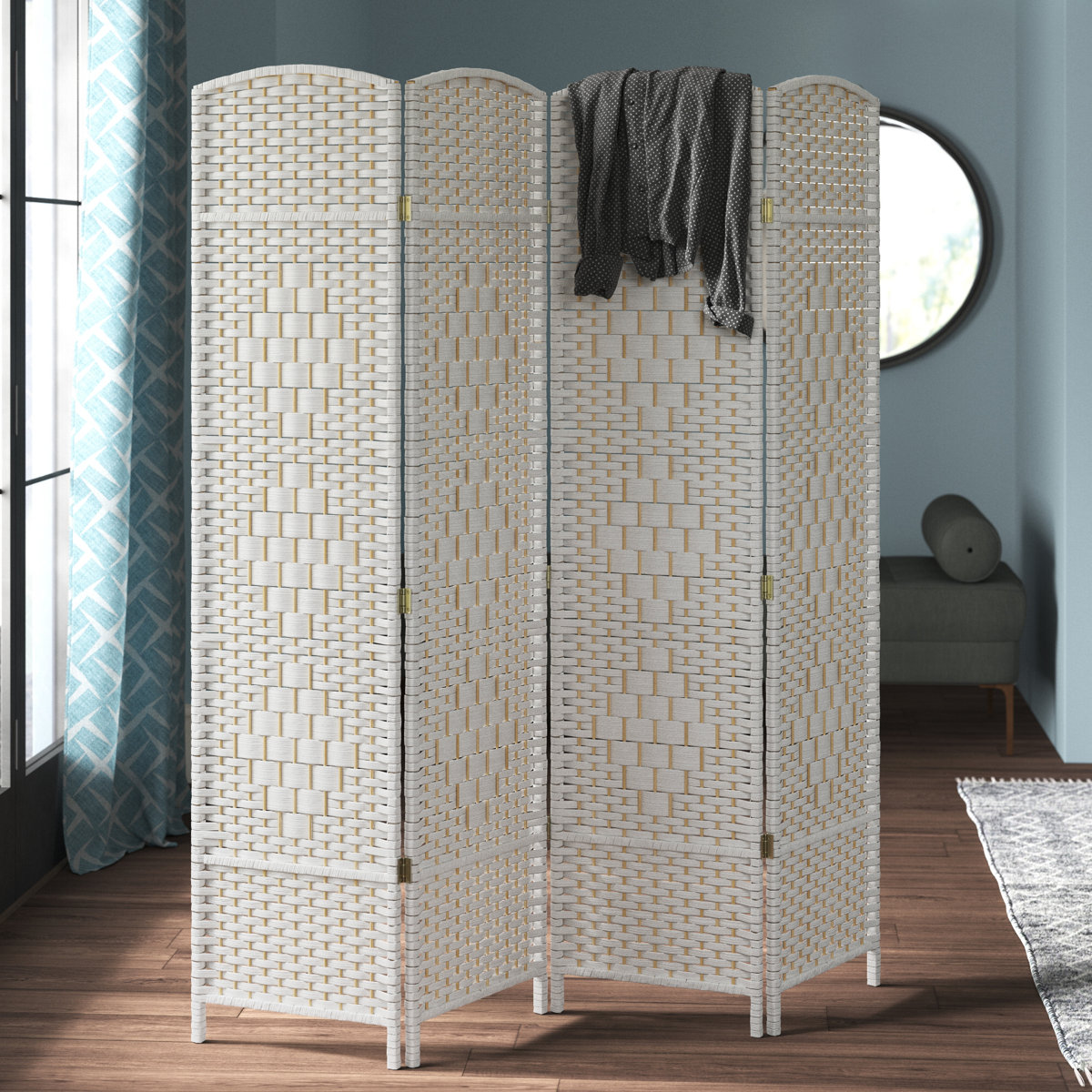 Folding screen Room Divider Decorative Partition 4 Panels Folding Partition