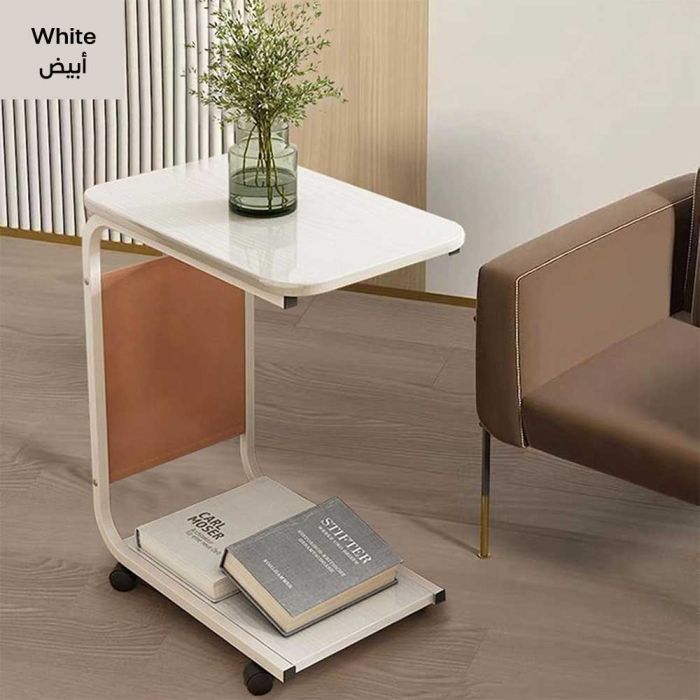 Side Table for Bedroom - White