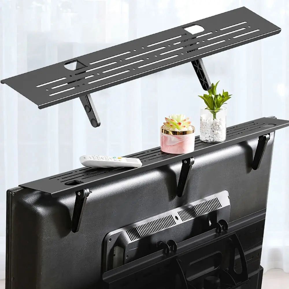 Universal TV Top Shelf Screen Top Storage Rack