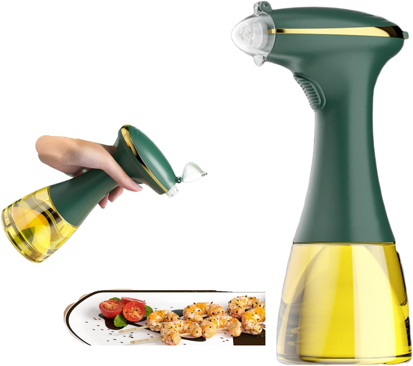 Automatic Oil Spritzer Dispenser for Kitchen- Assorted Color