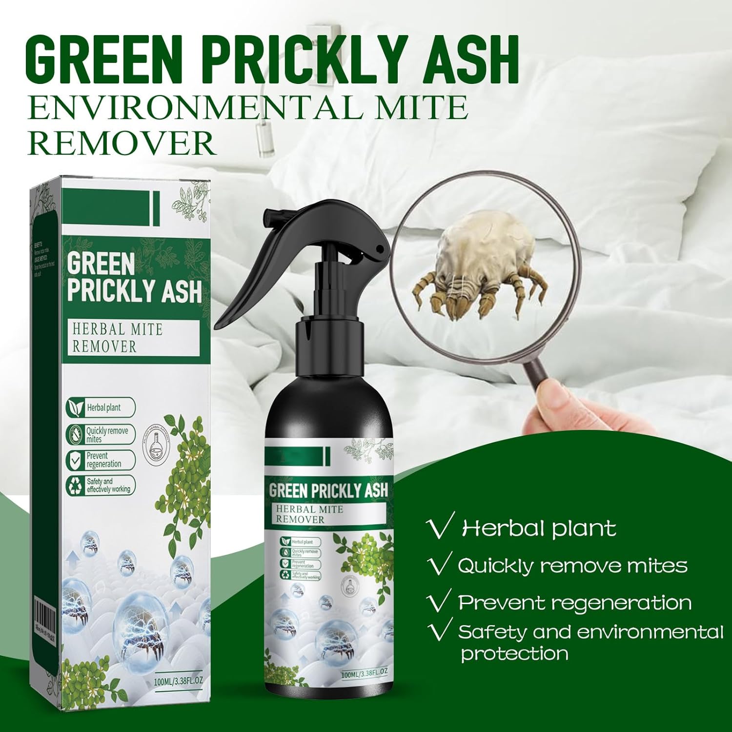 Green Prickly Ash Herbal Mite Remover