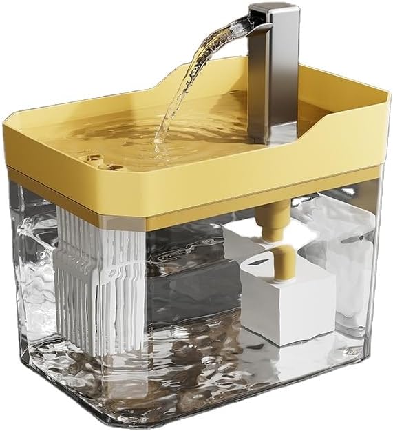 Pet Water Fountain for Cats & Dogs – Automatic Transparent Dispenser