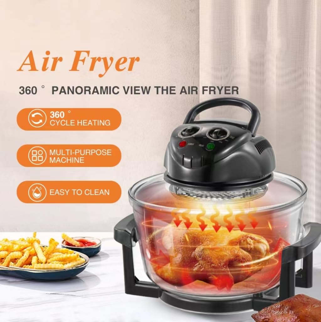 Large Capacity Glass Air Fryer