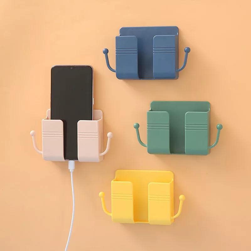 Wall Mount Self-Adhesive Wall Storage Mobile Holder- Assorted Color
