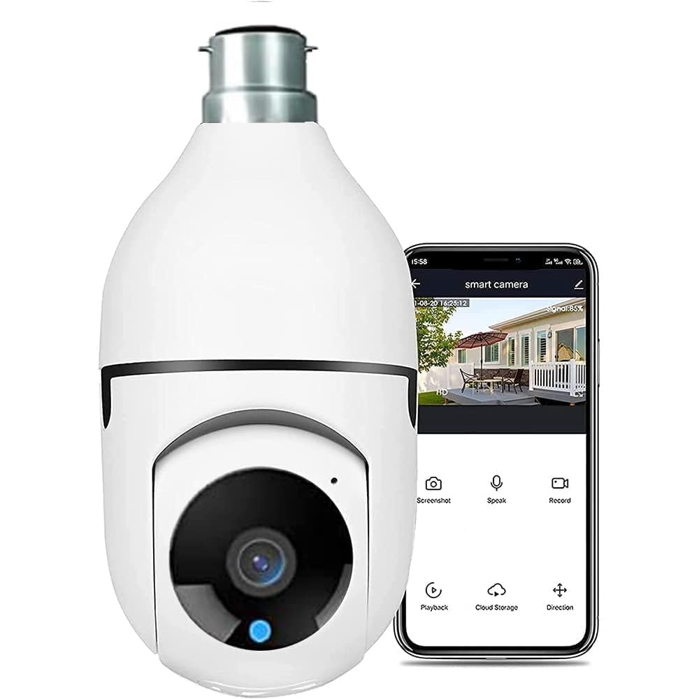 Bulb Wireless IP WiFi Camera