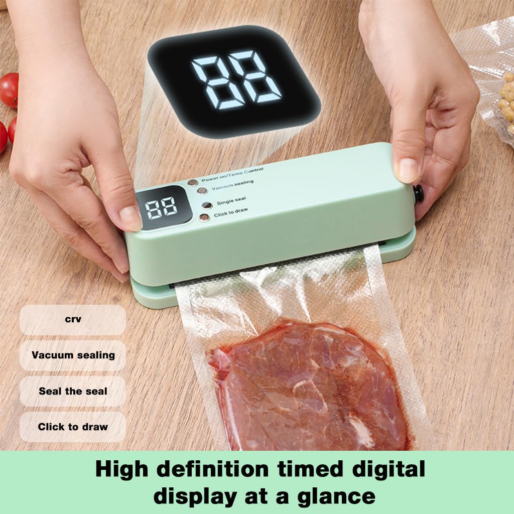 3 in 1 Cordless Rechargeable Food Sealer for Dry or Moist Food Storage