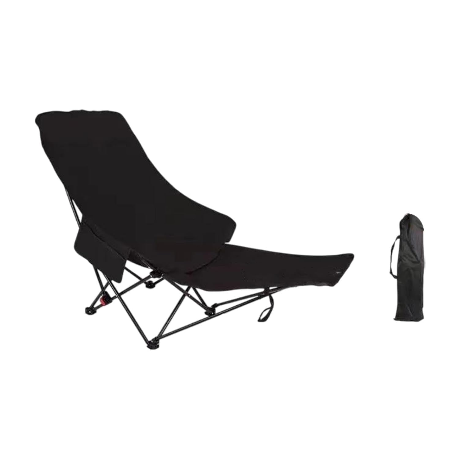 Folding Chaise Lounge Chair Heavy Duty Camping Chair for Fishing Sports