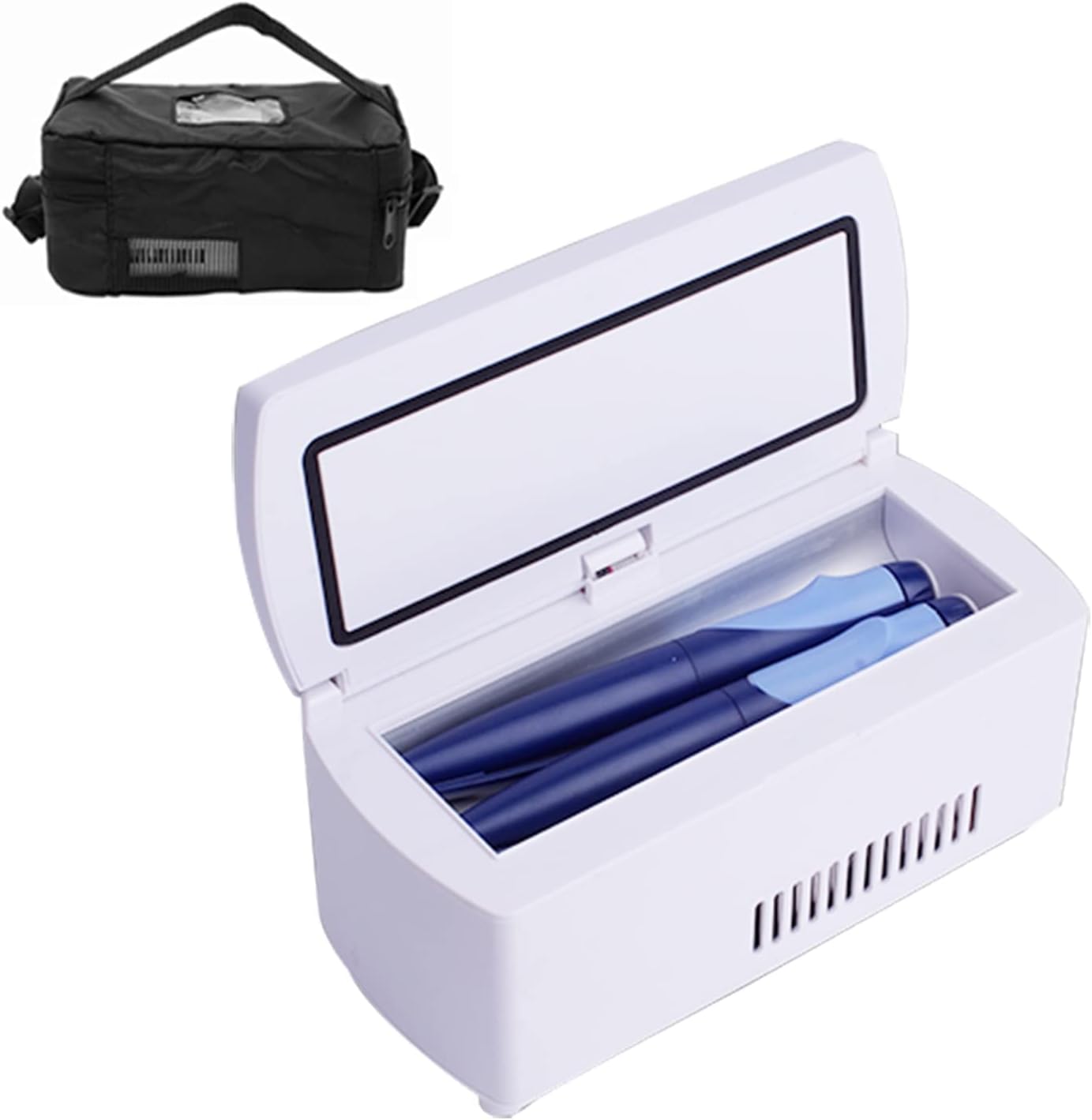 Portable Diabetic Fridge Insulin Cooler For Home Vehicle Travel Compact Medicine Refrigerator