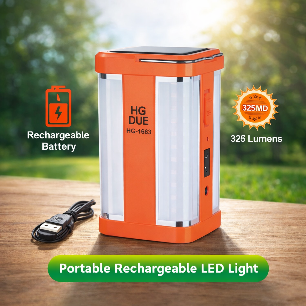 Portable Rechargeable LED Lantern Light (HG-1663)