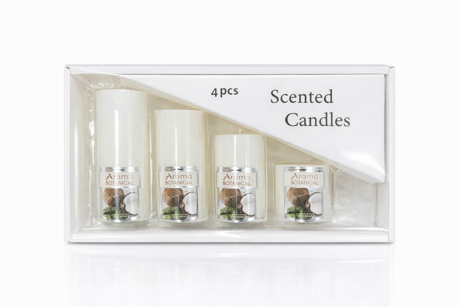 Aroma Scented Candles- 4Pcs