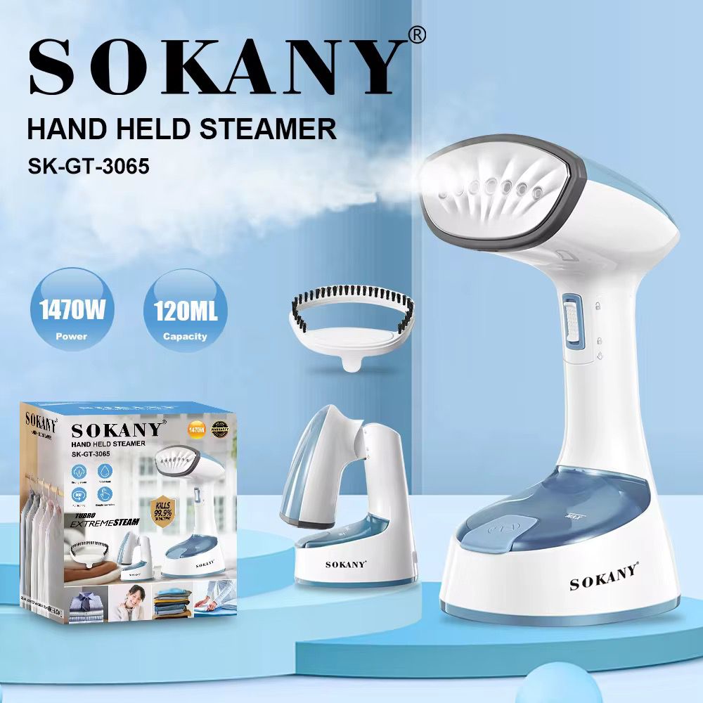 SOKANY Handheld Garment Steamer – SK-GT-3065 (1470W, 120ML)