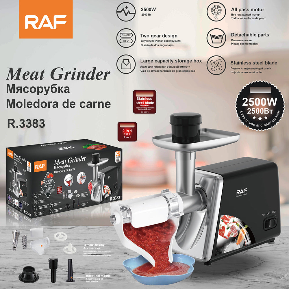 RAF Household Electric Vegetable Chopper Meat Grinder Machine R.3383
