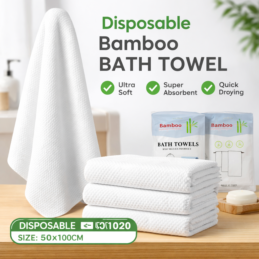 Disposable Bamboo Bath Towel - 50×100 CM