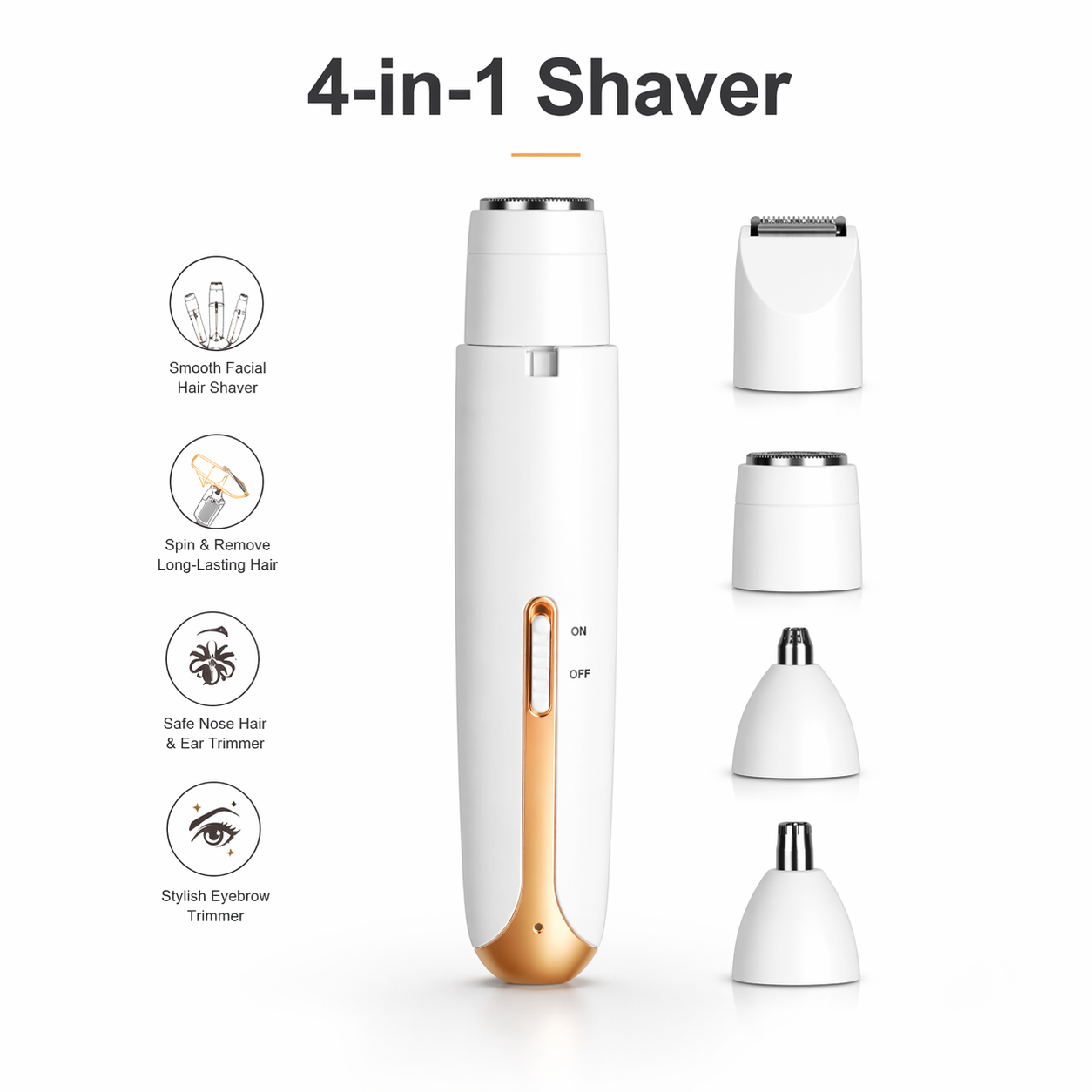 Lady Shavers for Women, Cordless 4 in 1