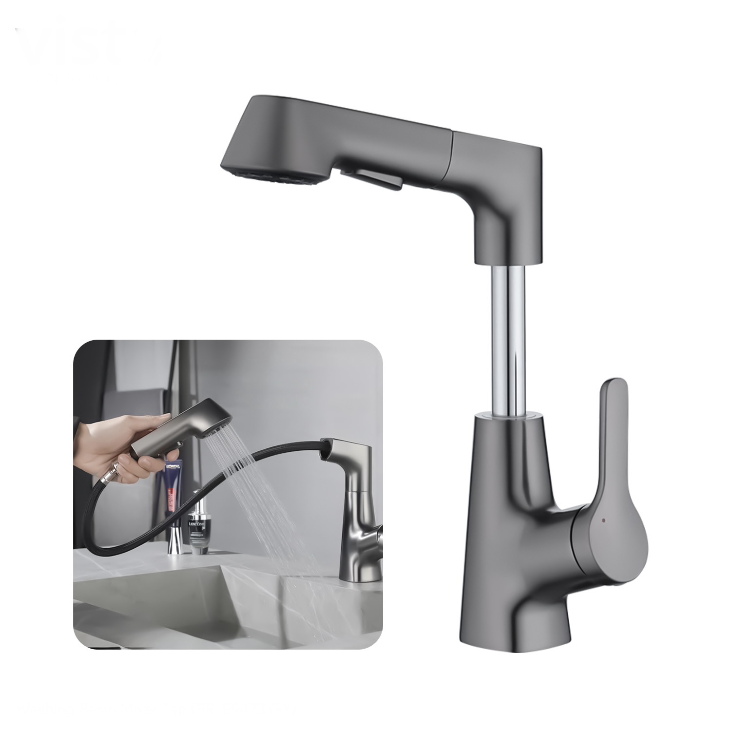 Washing Basin Hot & Cold Water Mixer Tap