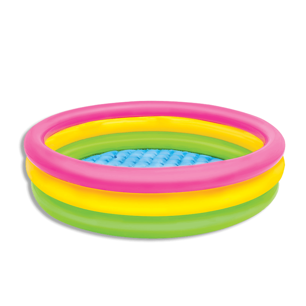 Round Colorful 3Ring Pool