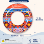 Jilong-90cm-Colored-Swim-Ring