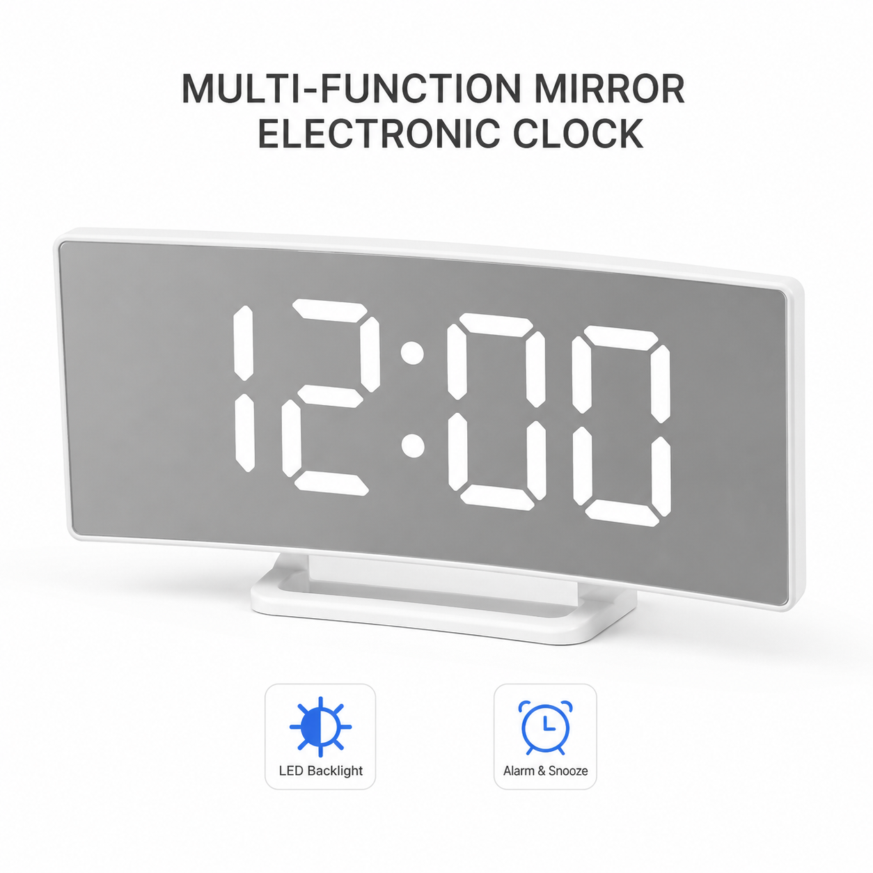Multi-Function Mirror Electronic Clock
