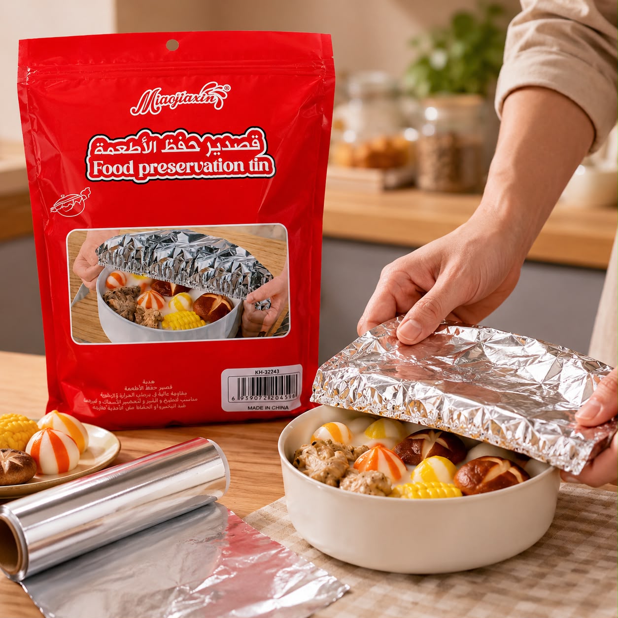 Heat Resistant Kitchen Foil for Cooking, Baking & Food Storage