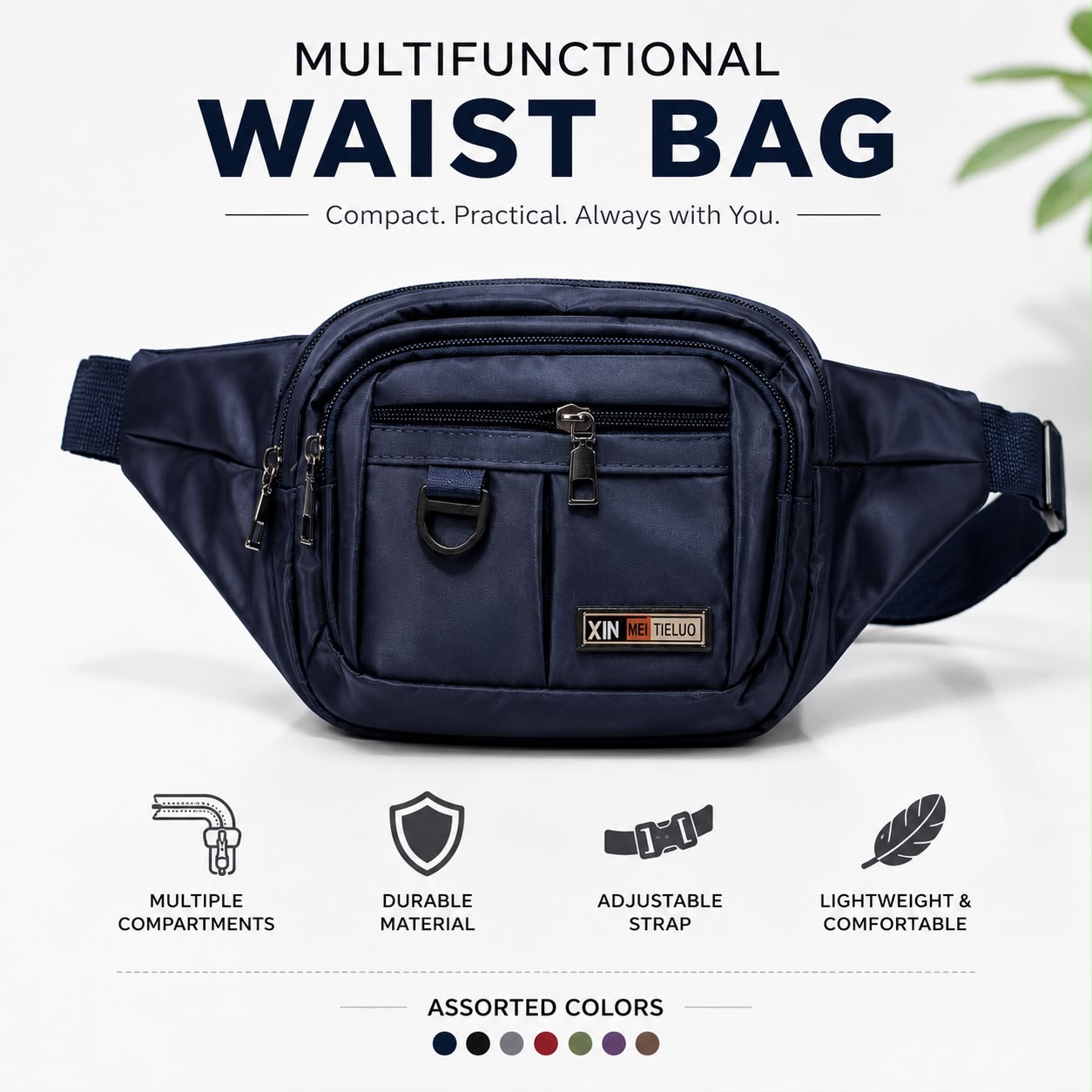 Adjustable Travel Fanny Pack for Men & Women