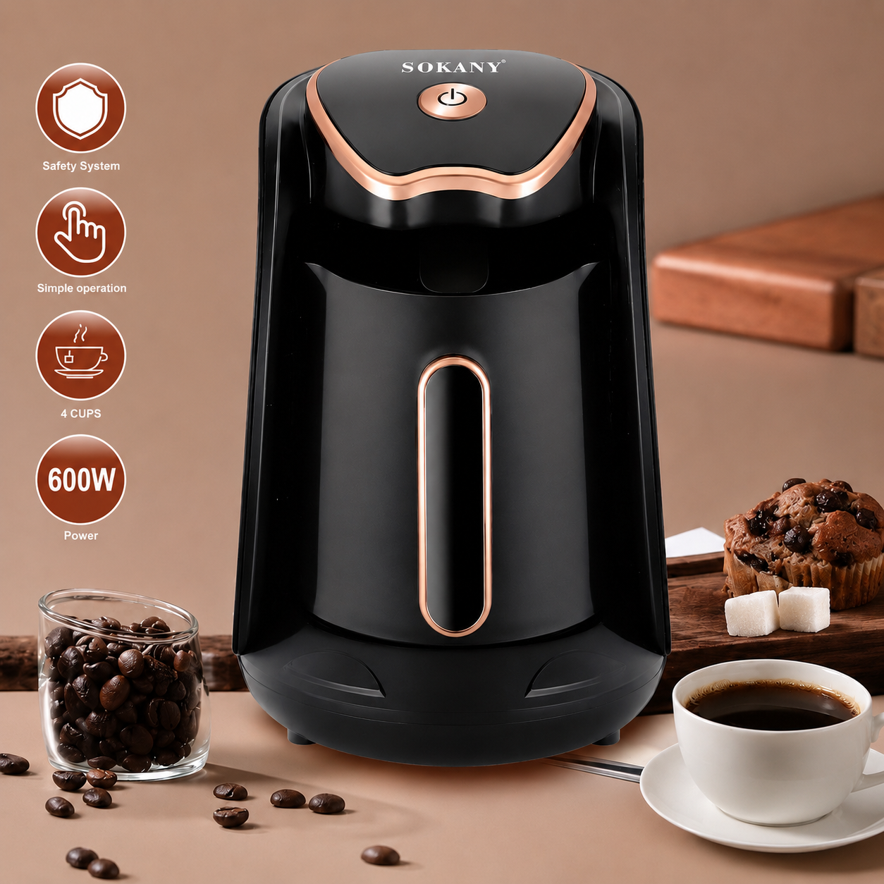 Turkish Coffee Maker – 600W