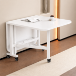 Foldable Rolling Dining & Multipurpose Table with Wheels