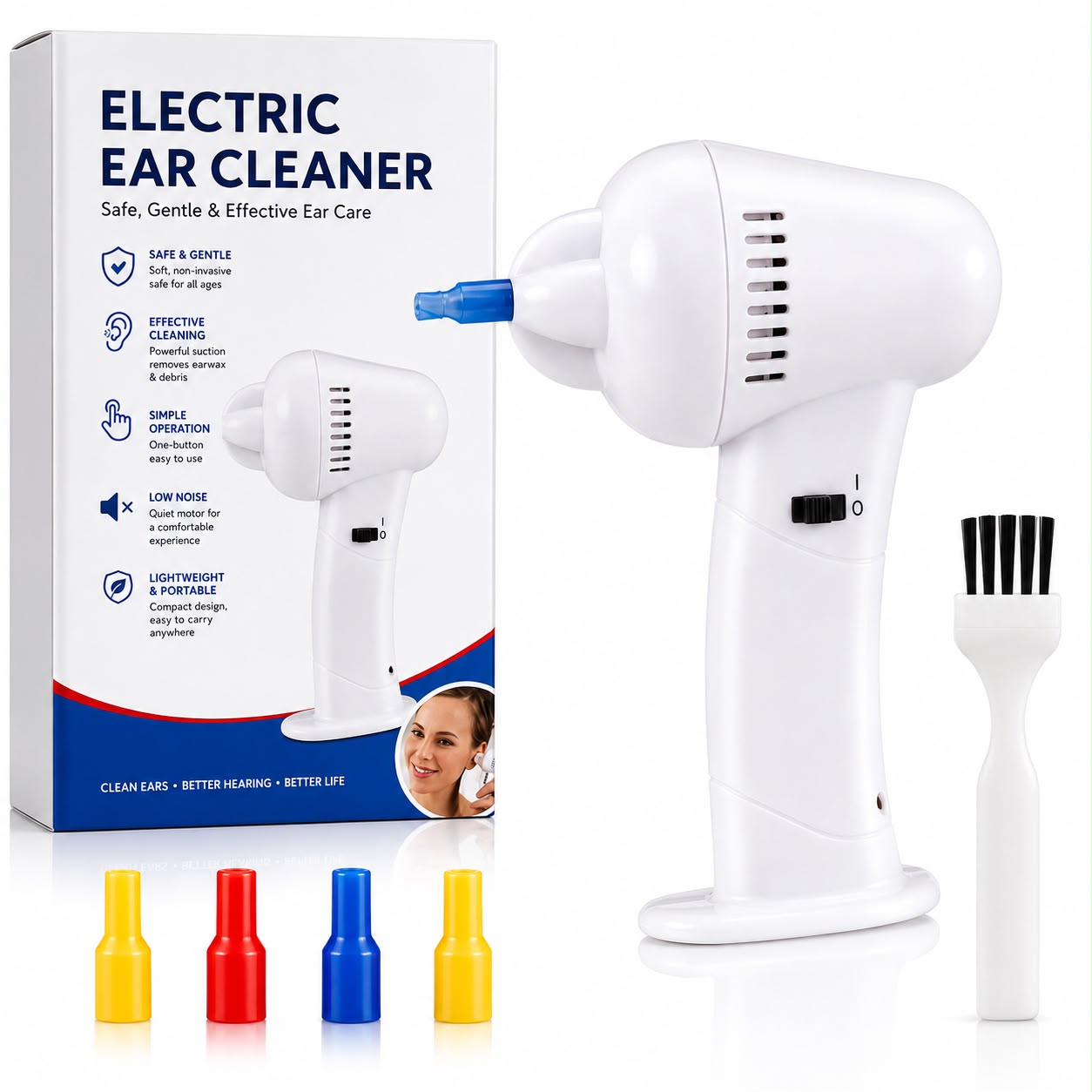 Electric Ear Cleaner – Gentle Earwax Removal & Ear Care Device